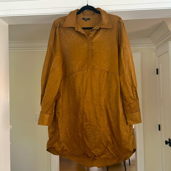 FRNCH Tops - FRNCH copper tunic shirt, size L